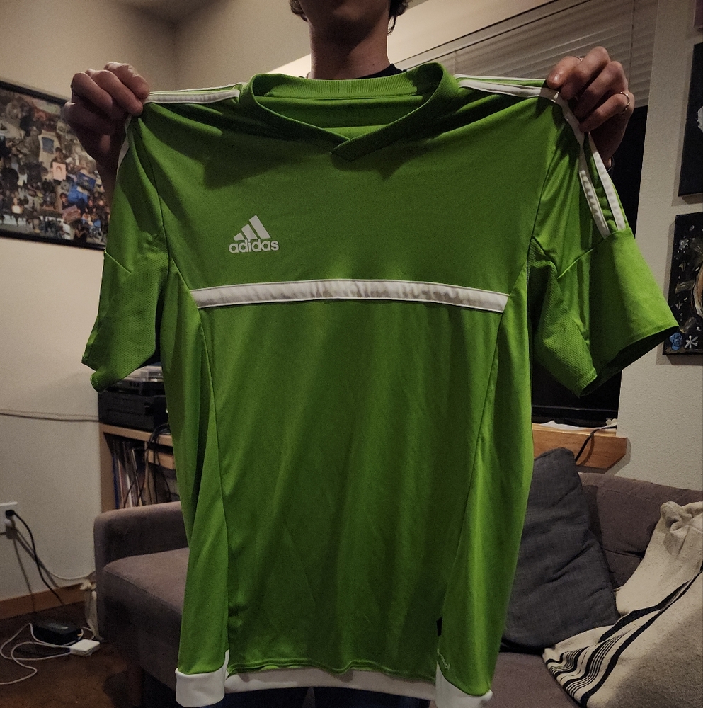 Adidas Men's Green Shirt